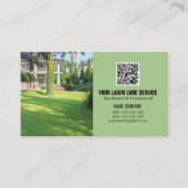 QR het visitekaartje van de Zorg van de Code Lawn  (Voorkant)