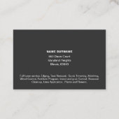 QR het visitekaartje van de Zorg van de Code Lawn  (Achterkant)