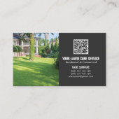 QR het visitekaartje van de Zorg van de Code Lawn (Voorkant)