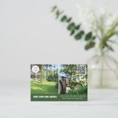 QR het visitekaartje van de Zorg van de Code Lawn (Staand voorkant)