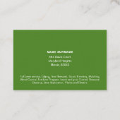 QR het visitekaartje van de Zorg van de Code Lawn  (Achterkant)