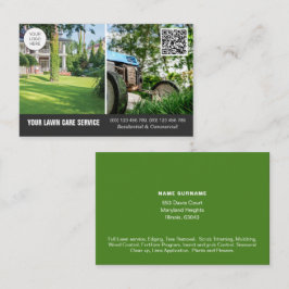 QR het visitekaartje van de Zorg van de Code Lawn 