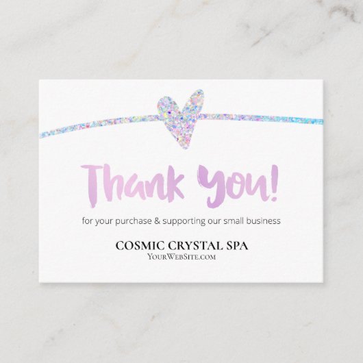 *~* QR Holo RAINBOW - DANK U LOGO AP8 Review Informatiekaartje (Voorkant)