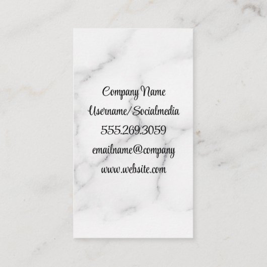 Qr | Icons voor sociale media | Marketing Visitekaartje (Achterkant)