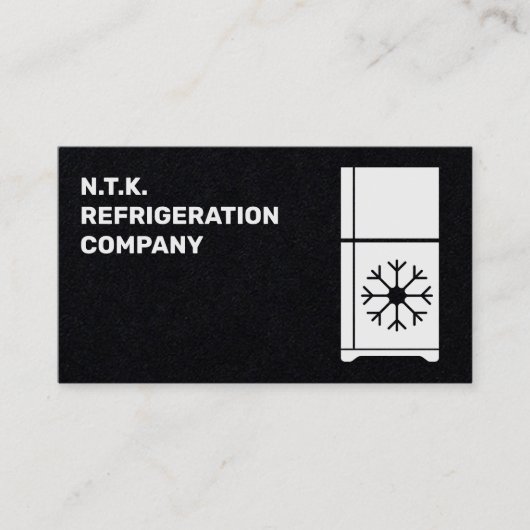 QR Koelbedrijf Visitekaartje (Voorkant)