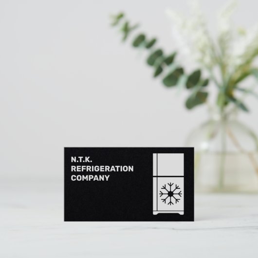 QR Koelbedrijf Visitekaartje (Staand voorkant)