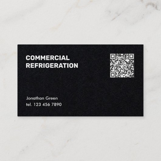 QR Koelbedrijf Visitekaartje (Achterkant)