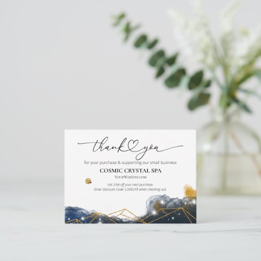 *~* QR Korting DANK U LOGO AP8 Review Informatiekaartje (Staand voorkant)