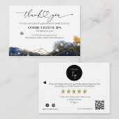 *~* QR Korting DANK U LOGO AP8 Review Informatiekaartje (Voorkant / Achterkant)