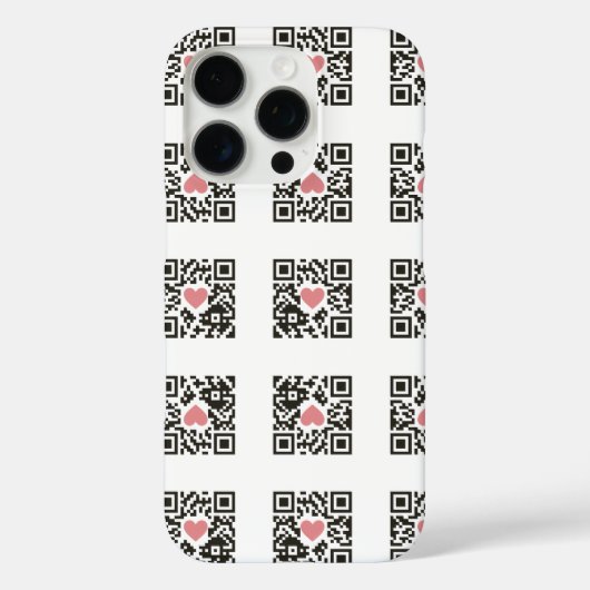 QR Liefdescode Case-Mate iPhone Case (Achterkant)