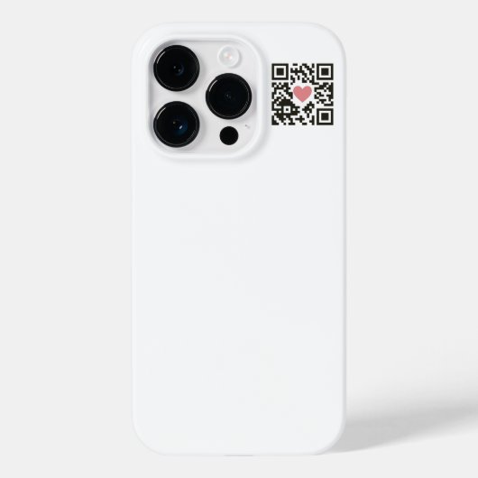 QR-liefdescode Case-Mate iPhone Case (Achterkant)