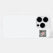 QR-liefdescode Case-Mate iPhone Case (Achterkant (horizontaal))