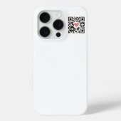 QR Liefdescode Case-Mate iPhone Case (Achterkant)