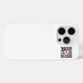 QR Liefdescode Case-Mate iPhone Case (Achterkant (horizontaal))
