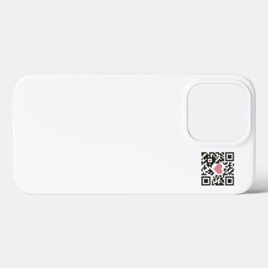 QR-liefdescode Case-Mate iPhone Case (Achterkant (horizontaal))