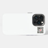QR-liefdescode iPhone Hoesje (Achterkant horizontaal)