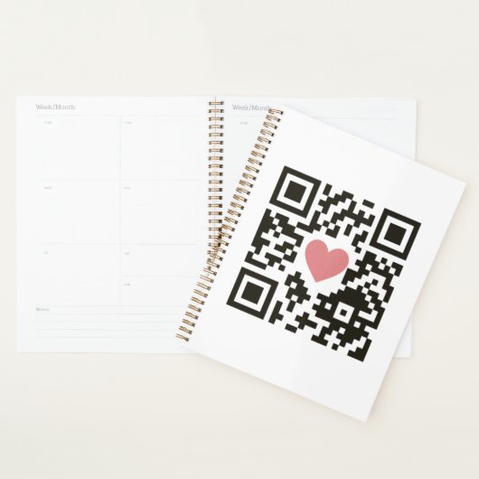 QR Liefdescode Planner (Display)
