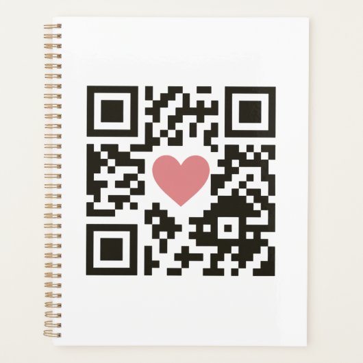 QR Liefdescode Planner (Voorkant)