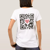 QR Liefdescode T-shirt (Achterkant)