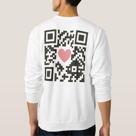 QR Liefdescode Trui (Achterkant)