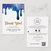 *~* QR . LOGO COSMIC DANK U Review DRIPS AP8 Informatiekaartje (Voorkant / Achterkant)