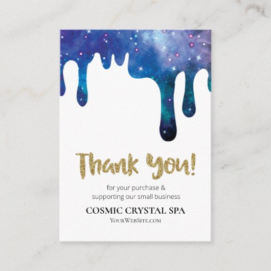 *~* QR . LOGO COSMIC DANK U Review DRIPS AP8 Informatiekaartje (Voorkant)