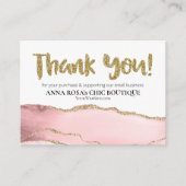 *~* QR Logo DANK U Review Aqate Branding AP8 Informatiekaartje (Voorkant)