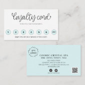 *~* QR LOGO Hartelijk dank Klantenkaartje (Voorkant / Achterkant)