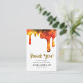 *~* QR LOGO KOSMISCHE DRUPPELS BEDANKT - Review AP Informatiekaartje (Staand voorkant)