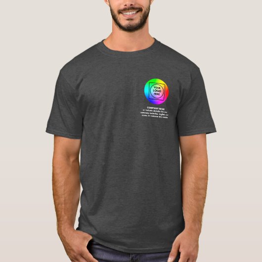 QR Logo Merken Uniform Personeel T-shirt (Voorkant)