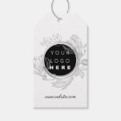 Qr Logo Productbeschrijving Prijs Witte grijs Cadeaulabel