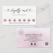 *~* QR LOGO Rewards Hart Hartelijk dank jullie Loy Klantenkaartje (Voorkant / Achterkant)