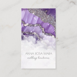 *~* QR Luxe Agaat Ivoor Goud Glitter AP66 Glam Visitekaartje