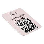 QR Magneetauto Label Magneet (Rechterzijde)