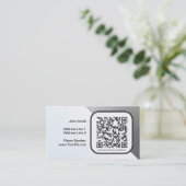  QR-marketingartikel Visitekaartje (Staand voorkant)