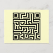 QR Maze Briefkaart (Voorkant)