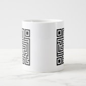 QR Maze Grote Koffiekop (Voorkant)