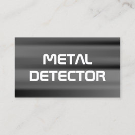 QR metaaldetector scannen Visitekaartje