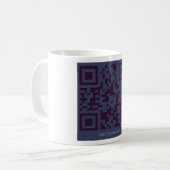 QR-Mok van de technologie Koffiemok (Voorkant links)