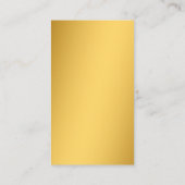 QR Nail Technician Golden Visitekaartje (Achterkant)
