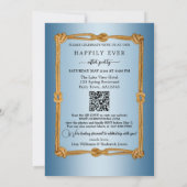 QR Nautical foto gelukkig ooit na bruiloft Kaart (Achterkant)