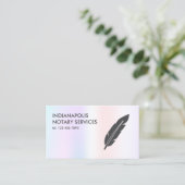 QR notaris en ondertekenaar van leningen Visitekaartje (Staand voorkant)