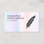 QR notaris en ondertekenaar van leningen Visitekaartje (Voorkant)