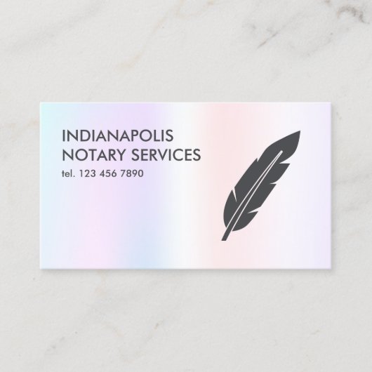 QR notaris en ondertekenaar van leningen Visitekaartje (Voorkant)