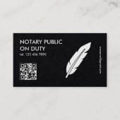 QR Notaris Publiek Visitekaartje (Voorkant)