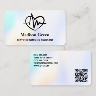QR Nursing Assistant CNA Visitekaartje