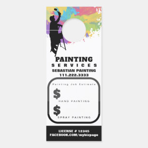 *~* QR Offerte Schatting Huis Exterieur Schilderen Deurhanger