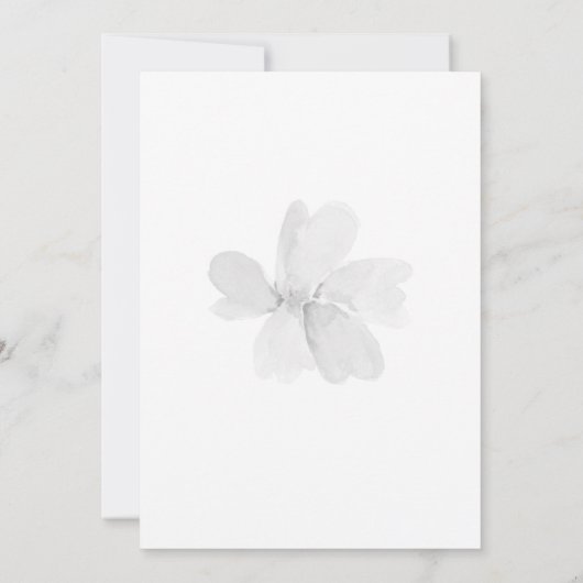 *~* QR Photo WEDDING SAVE DATE - AR6 Website Kaart (Achterkant)