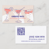 QR Professional Bartender Visitekaartje (Voorkant / Achterkant)