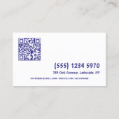 QR Professional Bartender Visitekaartje (Achterkant)